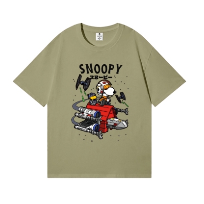 Peanuts Space Dog Japanese Style Classic Tee