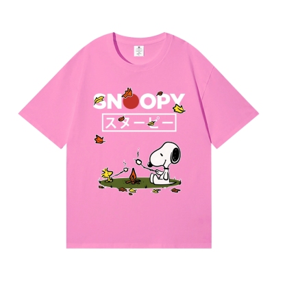 Fall Dog Peanuts Japanese Style Classic Tee