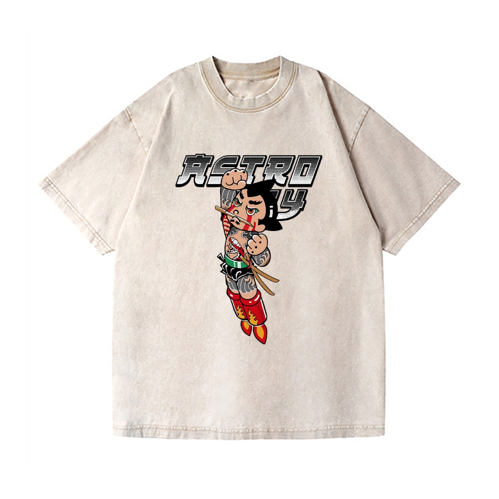 Astro Boy Vintage Wash Japanese Design T-Shirt