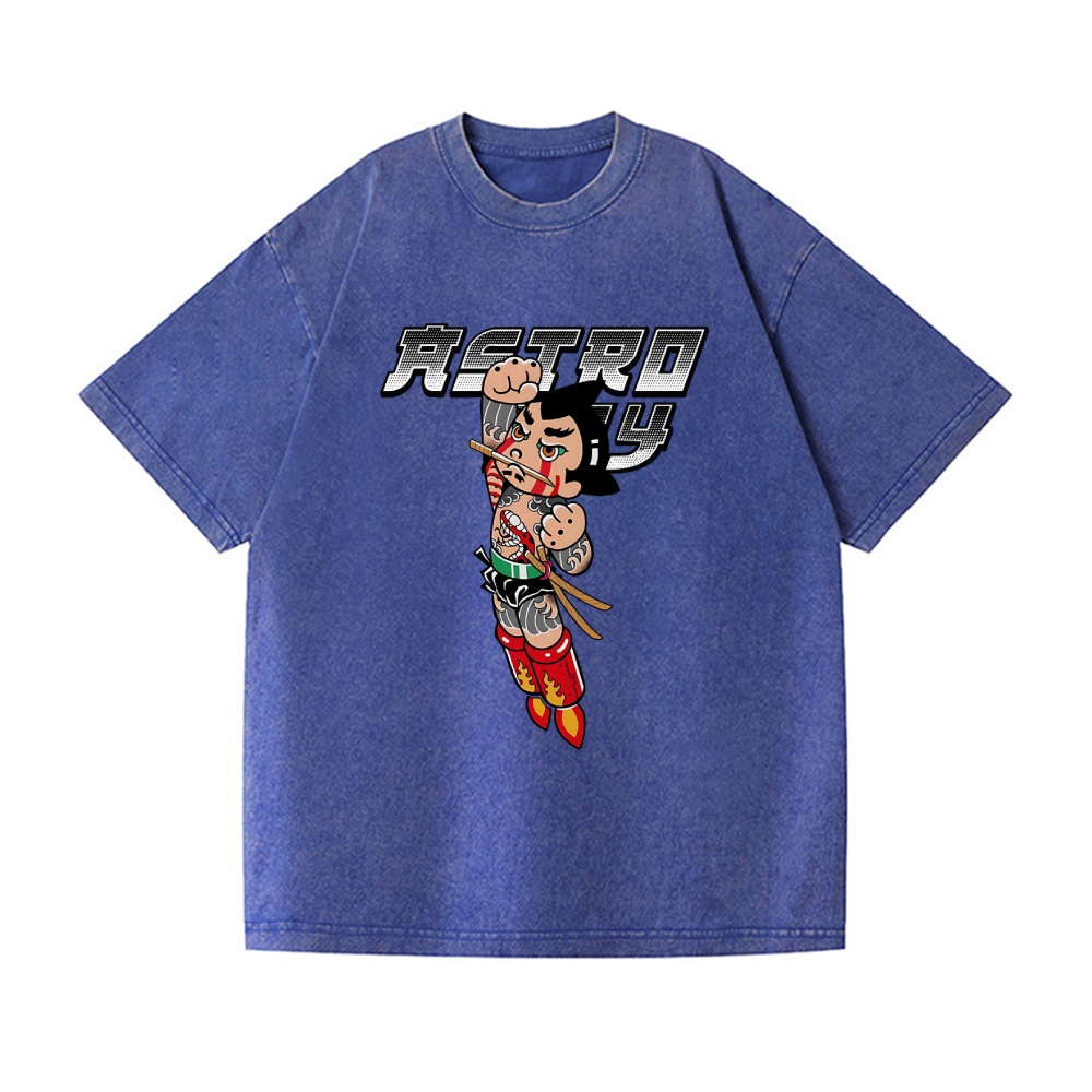 Astro Boy Vintage Wash Japanese Design T-Shirt