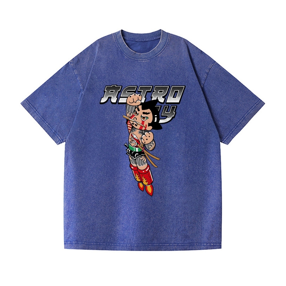 Astro Boy Vintage Wash Japanese Design T-Shirt