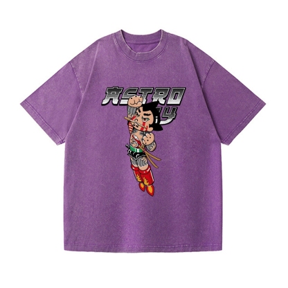 Astro Boy Vintage Wash Japanese Design T-Shirt