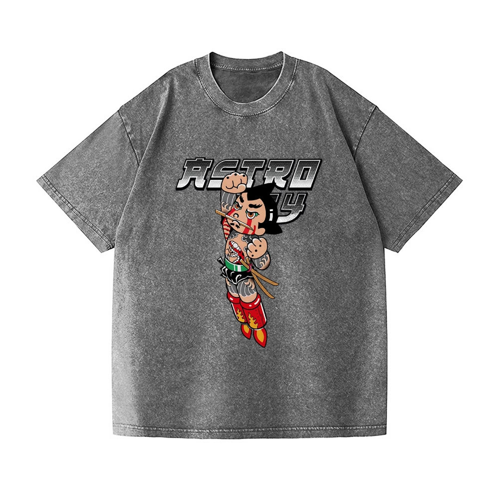Astro Boy Vintage Wash Japanese Design T-Shirt