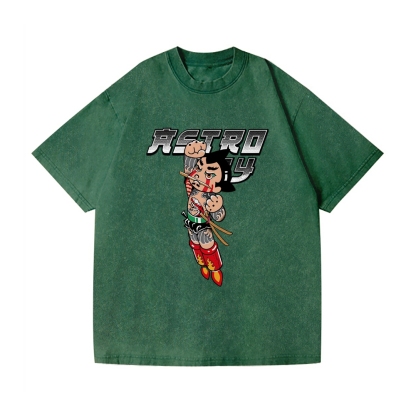 Astro Boy Vintage Wash Japanese Design T-Shirt