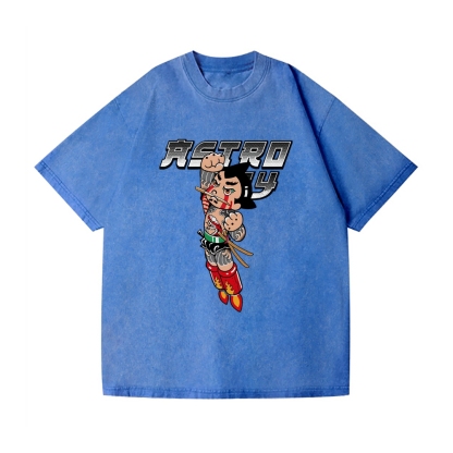 Astro Boy Vintage Wash Japanese Design T-Shirt