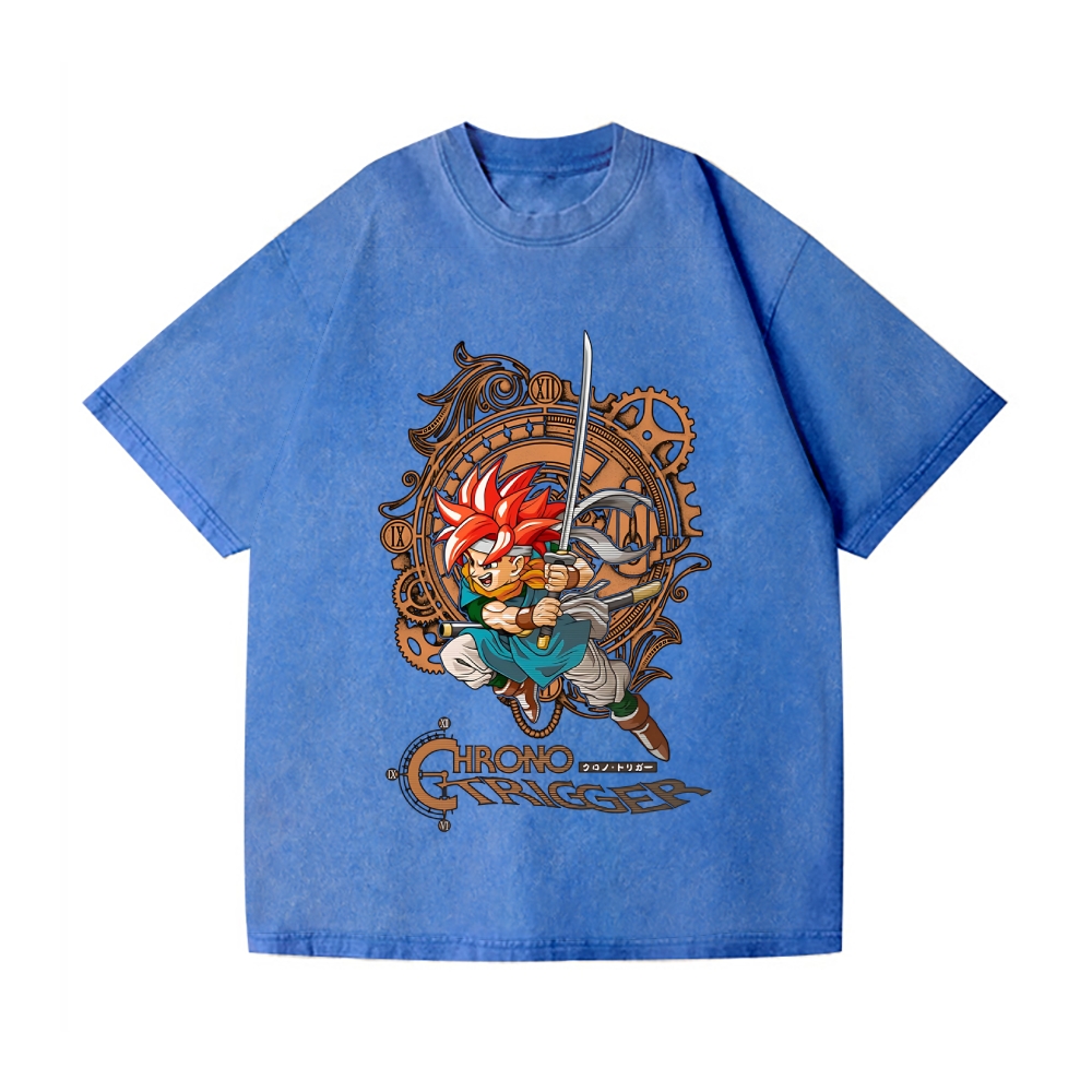 Chrono Trigger Vintage Wash Japanese Design T-Shirt