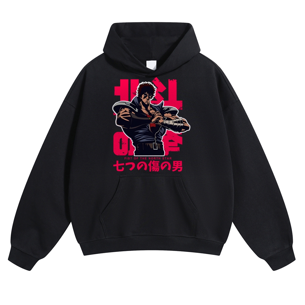Fist of the North Star Vintage Cotton Hoodie