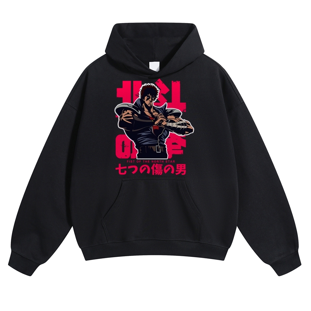 Fist of the North Star Vintage Cotton Hoodie