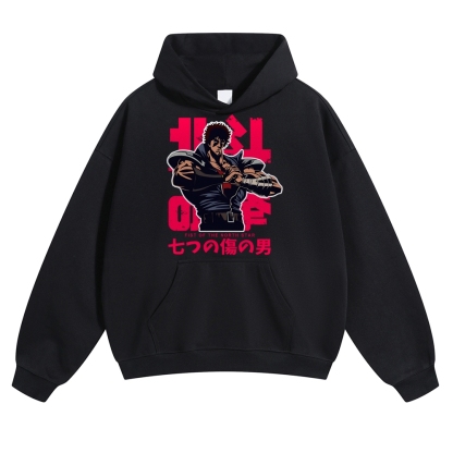 Fist of the North Star Vintage Cotton Hoodie