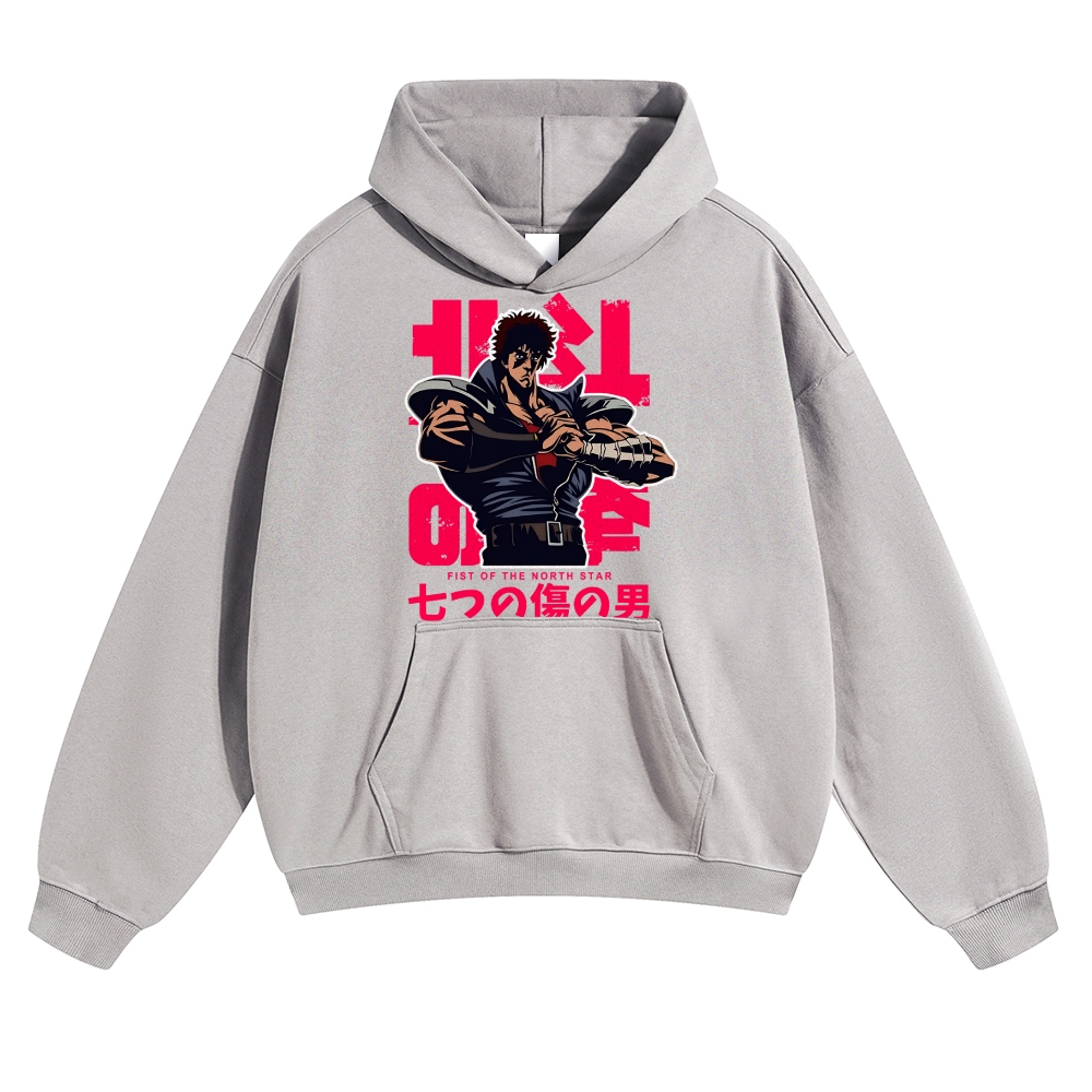 Fist of the North Star Vintage Cotton Hoodie
