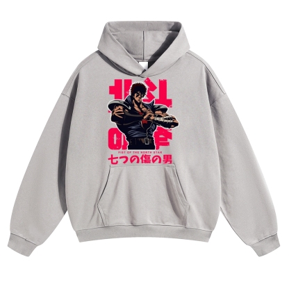 Fist of the North Star Vintage Cotton Hoodie