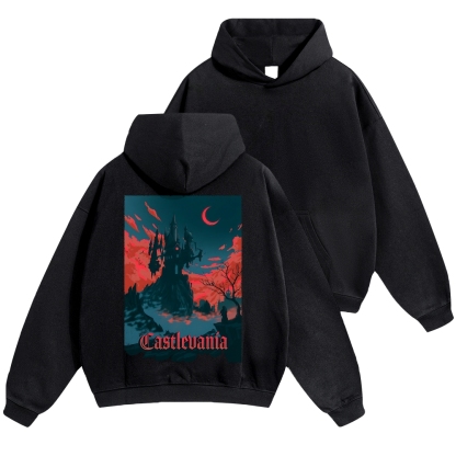 Castlevania Vintage Cotton Hoodie