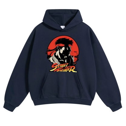 Street Fighter Vintage Cotton Hoodie