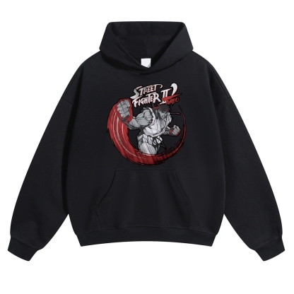 Street Fighter Vintage Cotton Hoodie