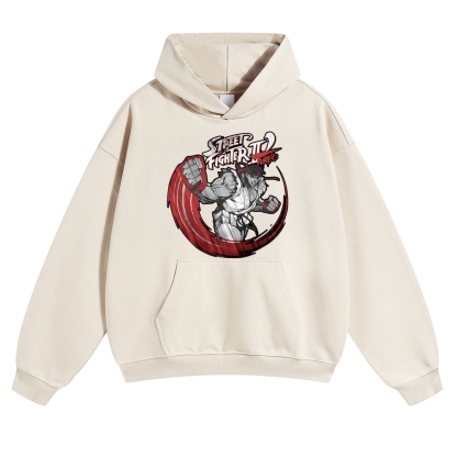 Street Fighter Vintage Cotton Hoodie