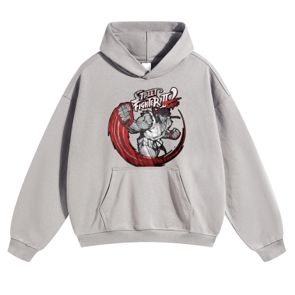 Street Fighter Vintage Cotton Hoodie