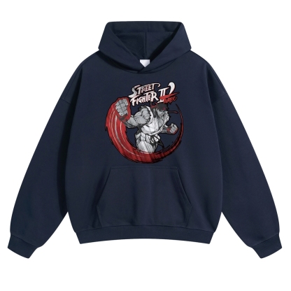 Street Fighter Vintage Cotton Hoodie