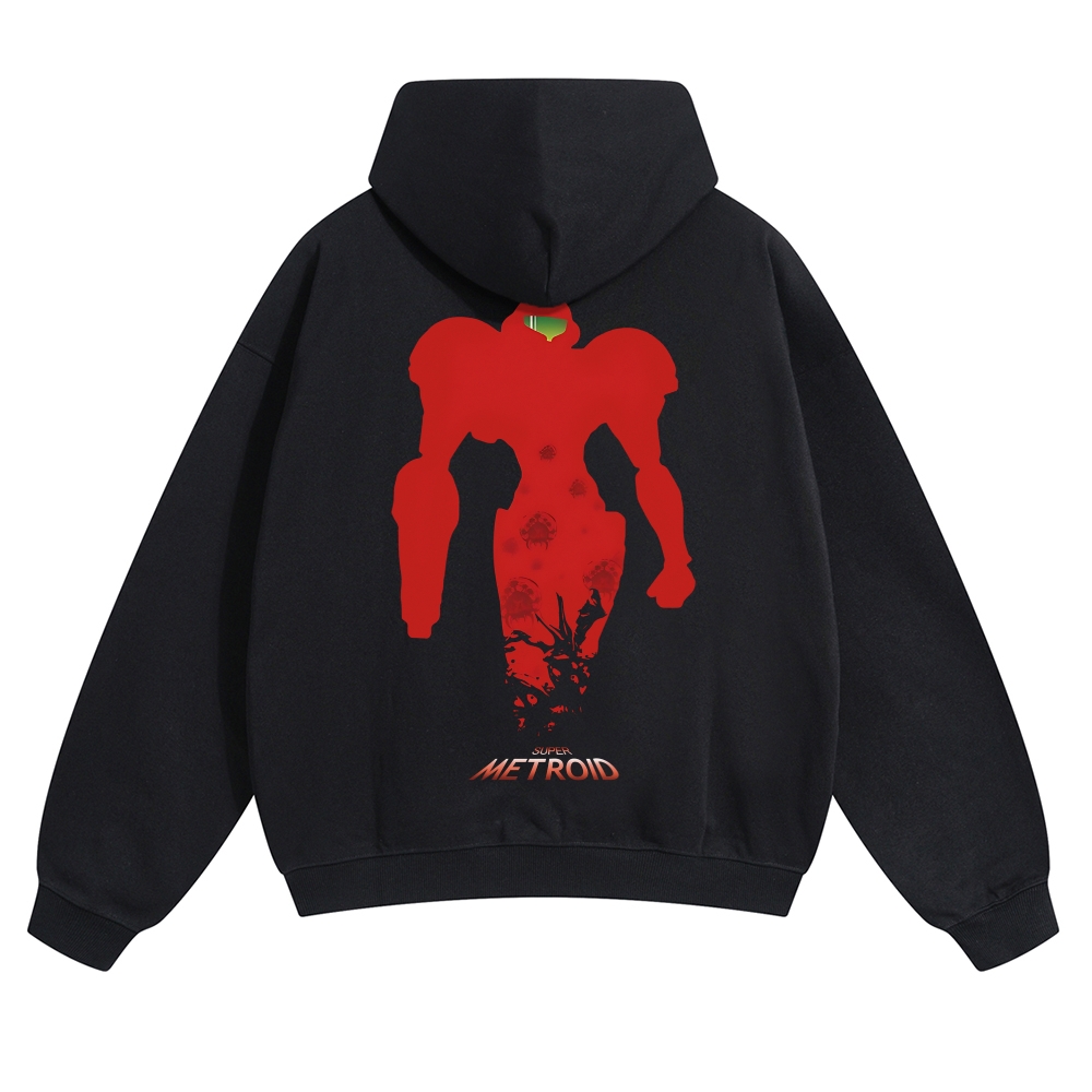 Metroid Vintage Cotton Hoodie