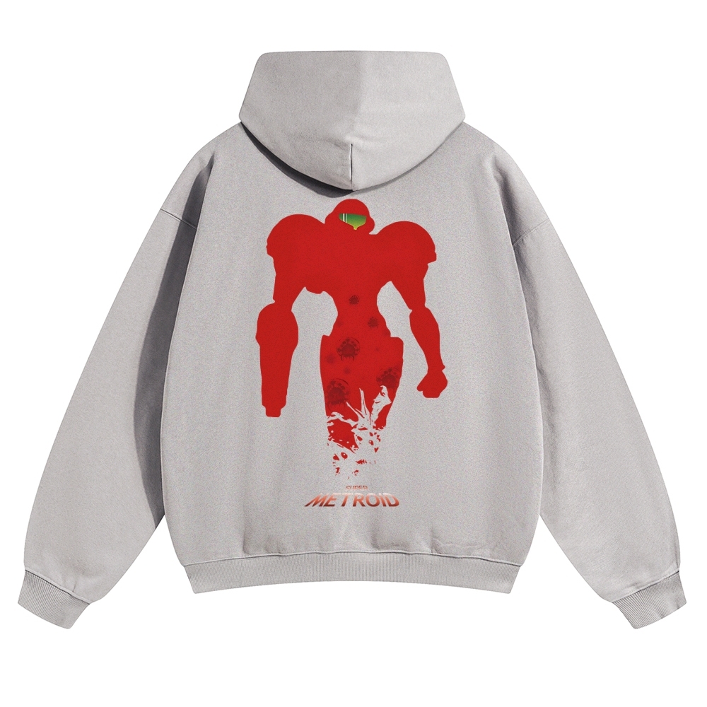 Metroid Vintage Cotton Hoodie