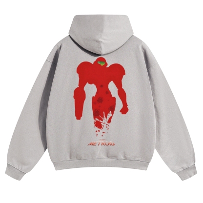 Metroid Vintage Cotton Hoodie