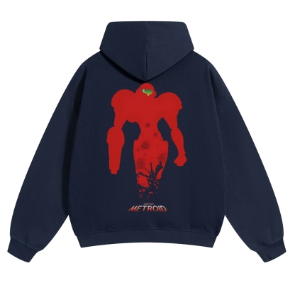 Metroid Vintage Cotton Hoodie