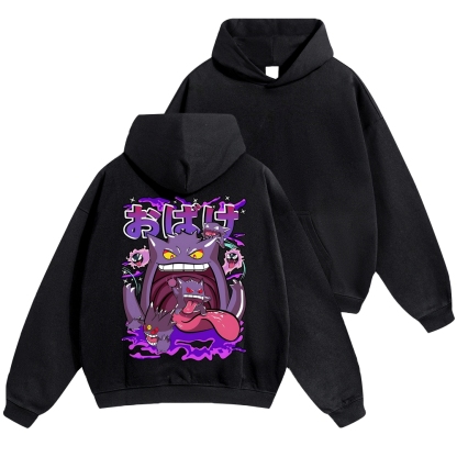 Gengar Vintage Cotton Hoodie