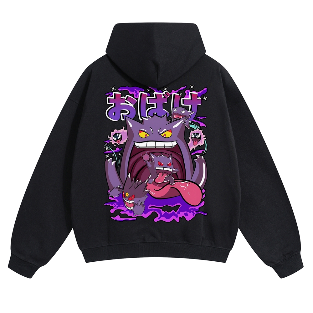 Gengar Vintage Cotton Hoodie