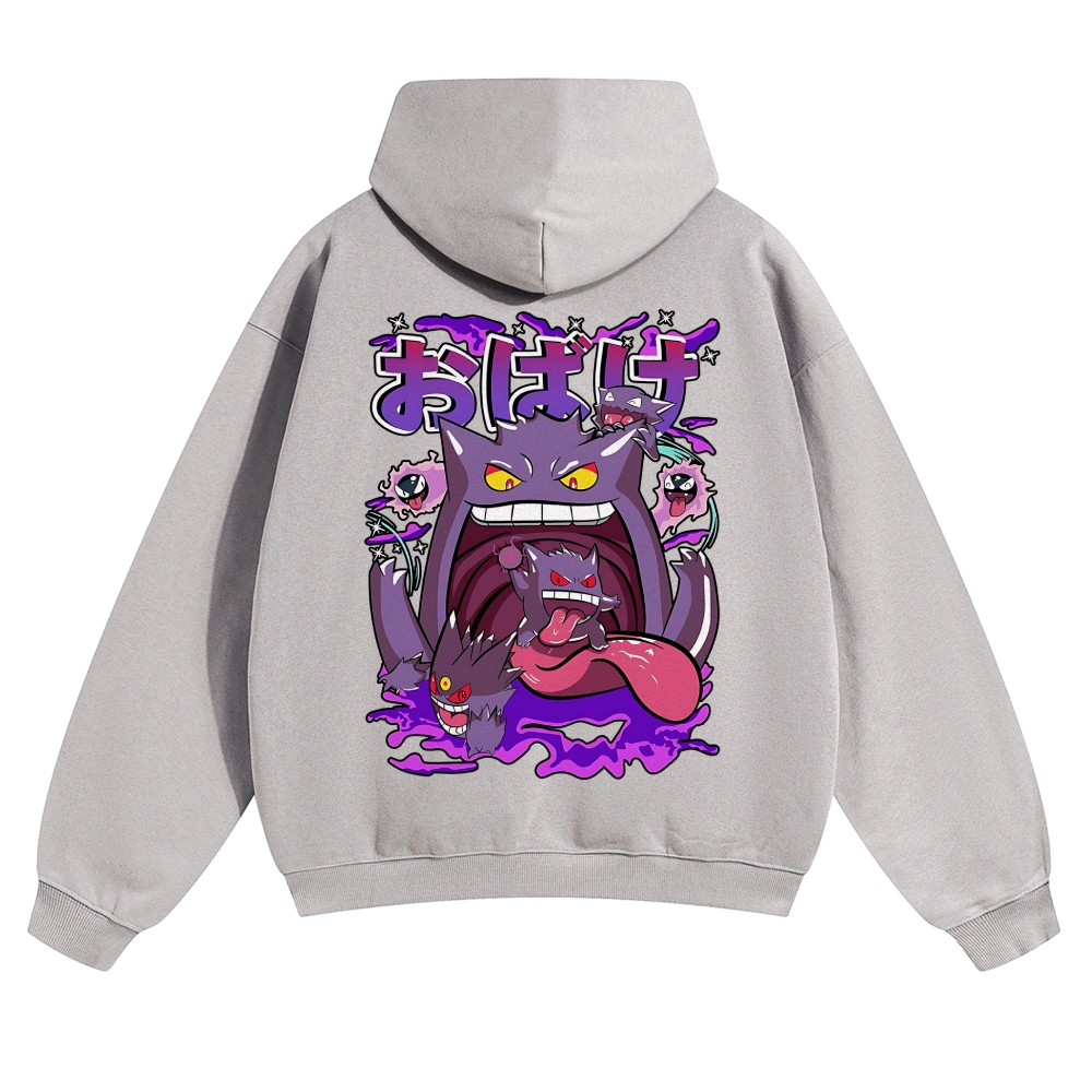 Gengar Vintage Cotton Hoodie
