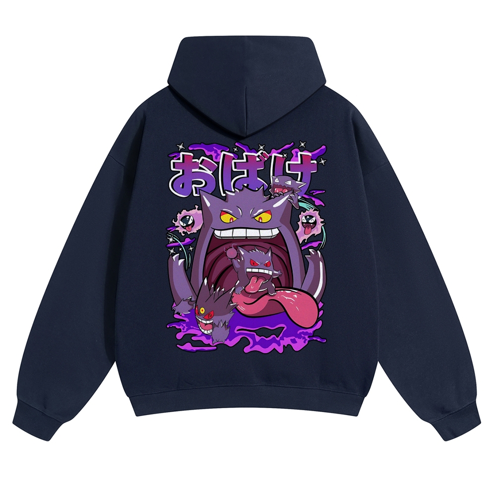Gengar Vintage Cotton Hoodie