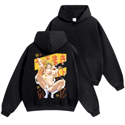 Naruto Ecchi Vintage Cotton Hoodie