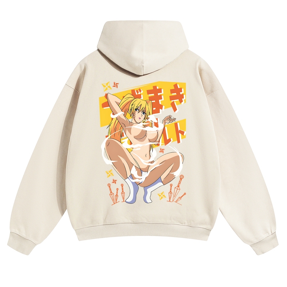 Naruto Ecchi Vintage Cotton Hoodie