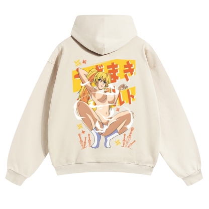 Naruto Ecchi Vintage Cotton Hoodie