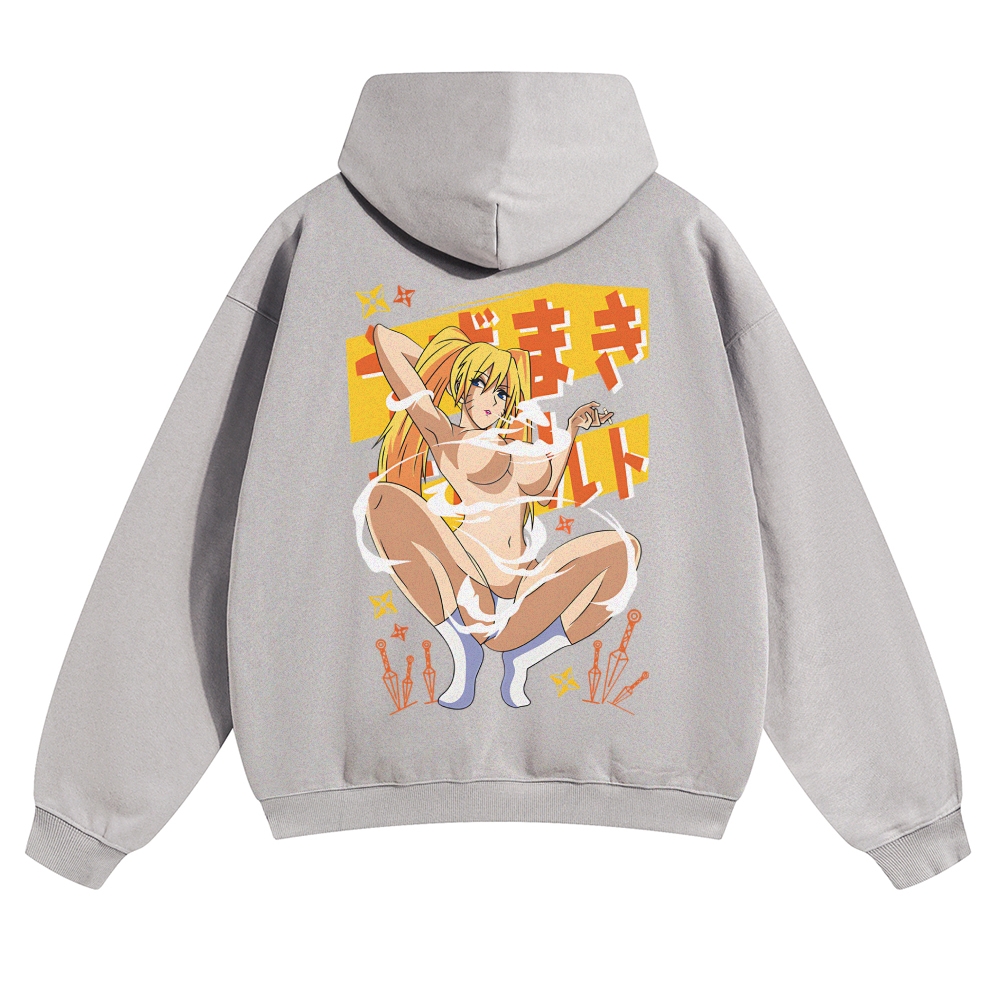 Naruto Ecchi Vintage Cotton Hoodie