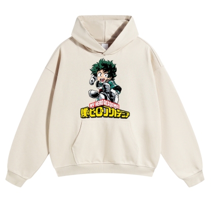 My Hero Academia Vintage Cotton Hoodie