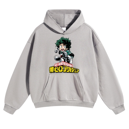 My Hero Academia Vintage Cotton Hoodie