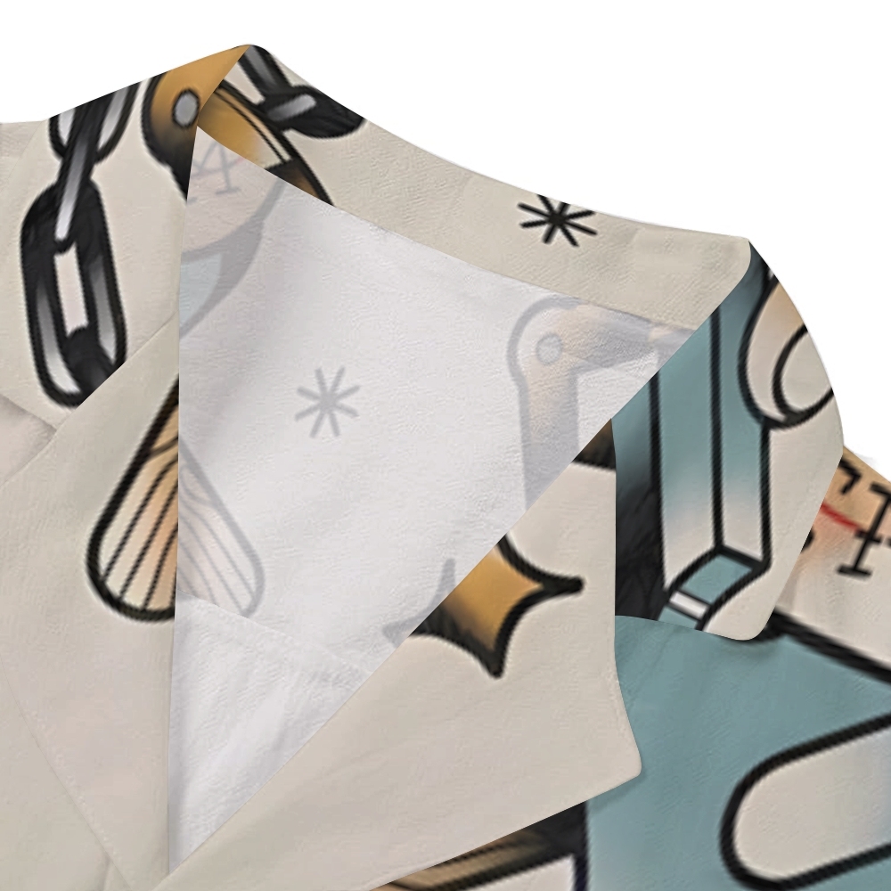 Kingdom Hearts Japanese Style Camp Shirt