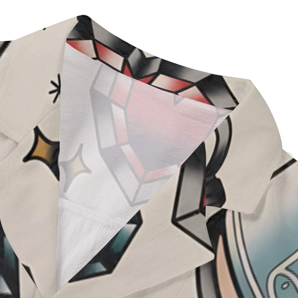 Zelda Traditional Tattoo Japanese Style Camp Shirt