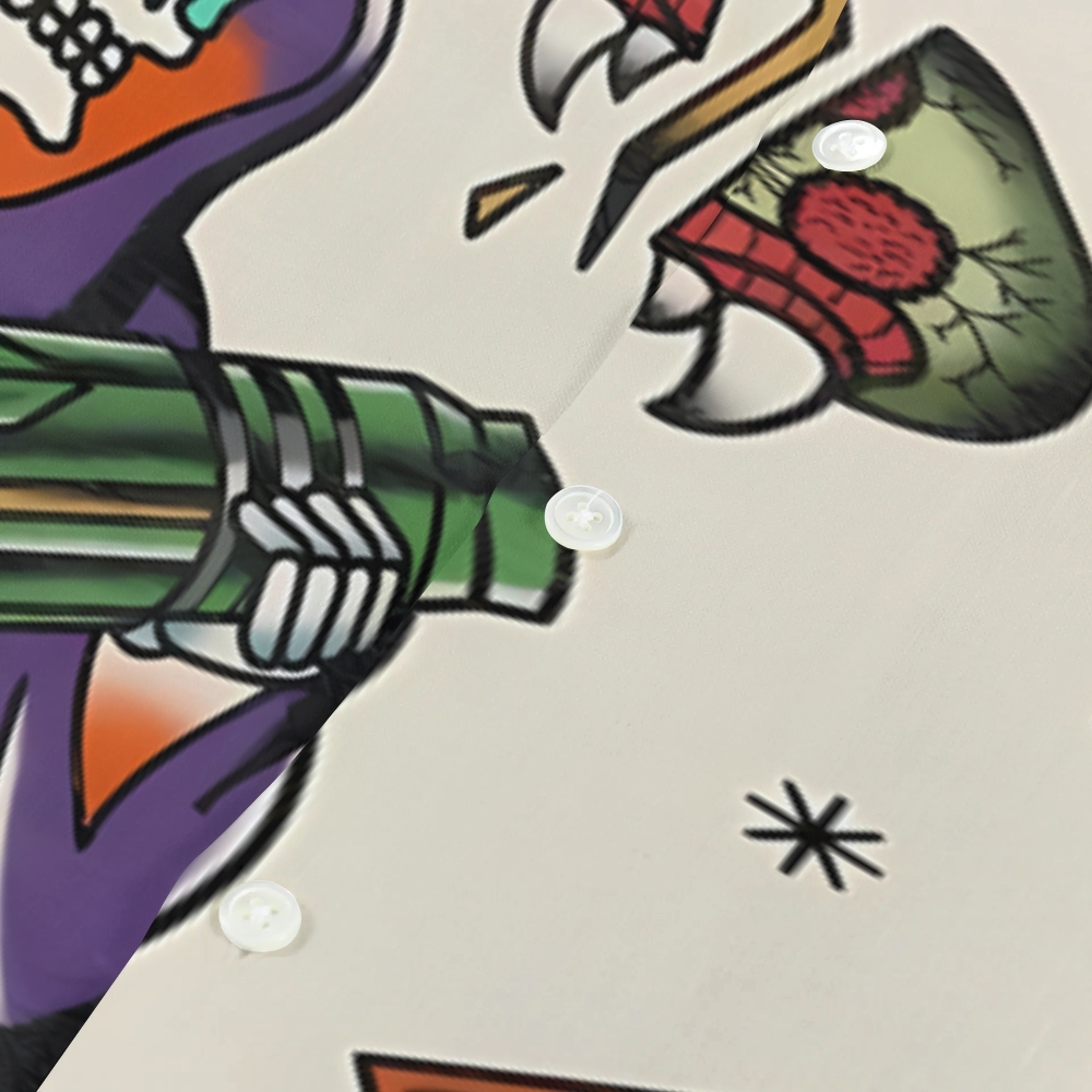 Metroid Traditional Tattoo Japanese Style Camp Shirt