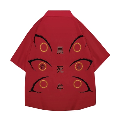 Demon Slayer Kokushibo Japanese Style Camp Shirt