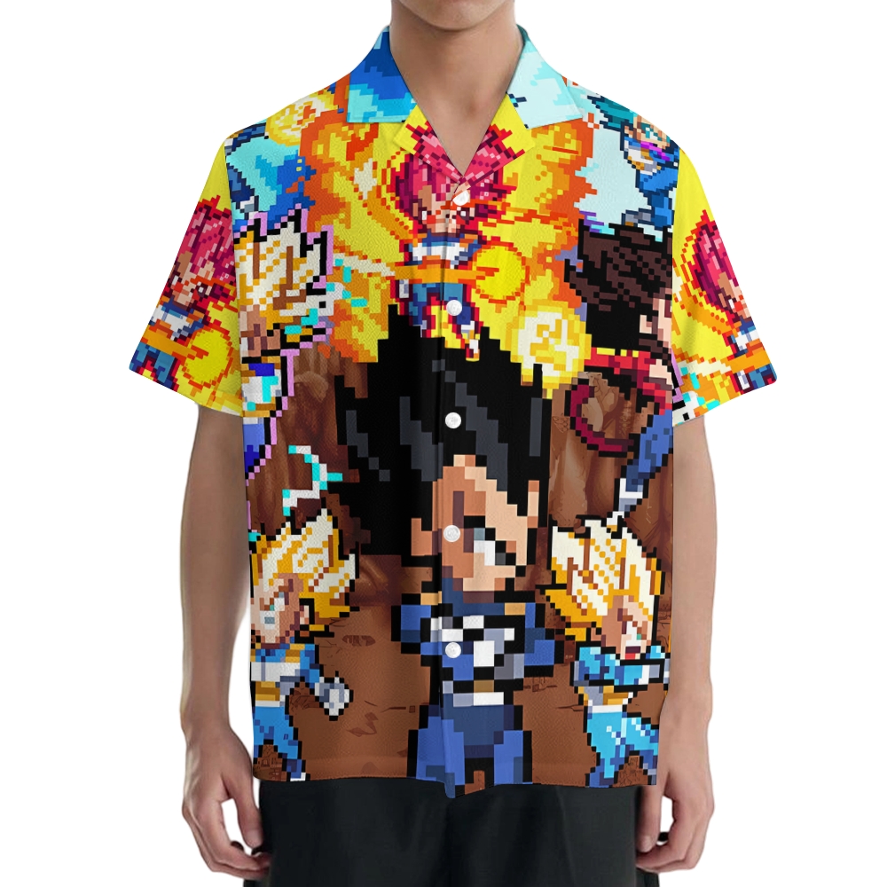 DB Vegeta Japanese Style Camp Shirt