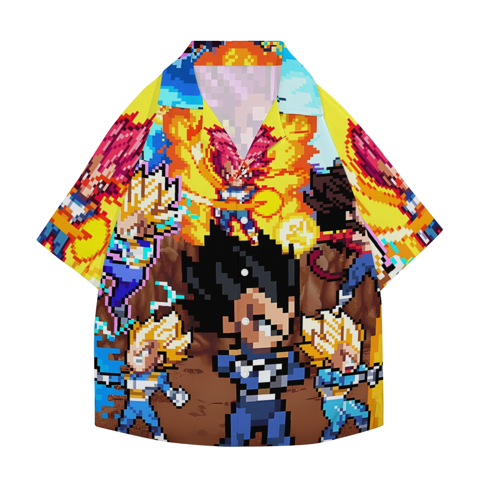 DB Vegeta Japanese Style Camp Shirt