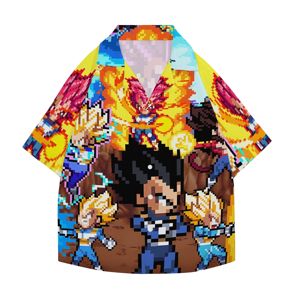 DB Vegeta Japanese Style Camp Shirt
