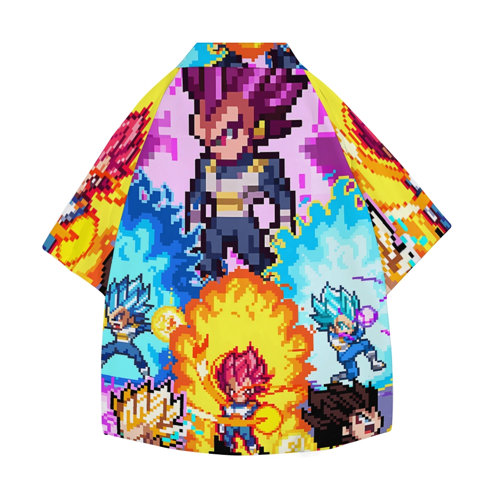 DB Vegeta Japanese Style Camp Shirt