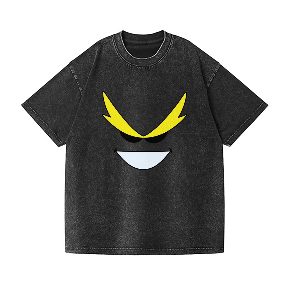 My Hero Academia Vintage Wash Japanese Design T-Shirt