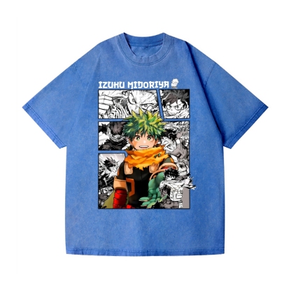 My Hero Academia Vintage Wash Japanese Design T-Shirt