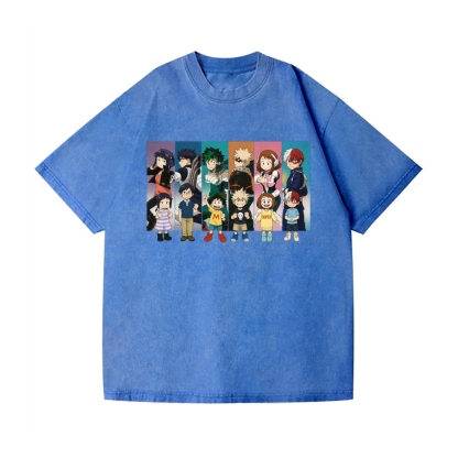 My Hero Academia Vintage Wash Japanese Design T-Shirt