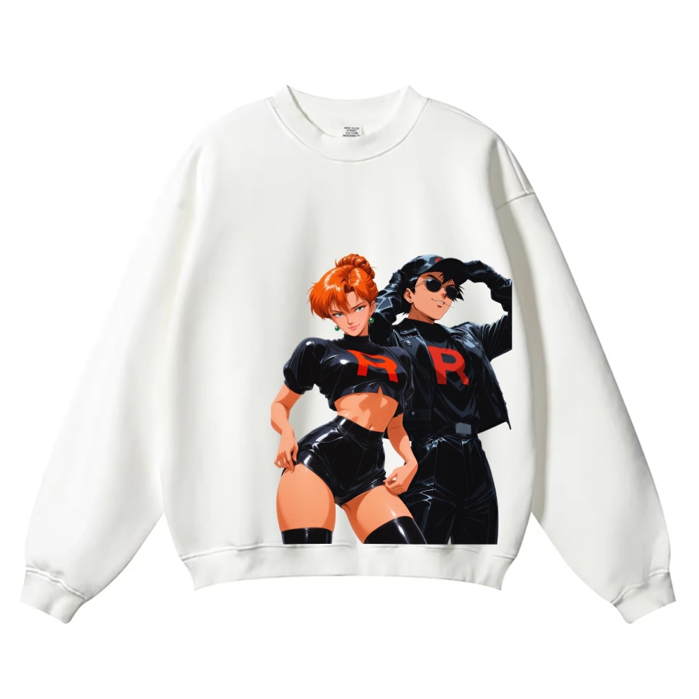 Team Rocket Vintage Cotton Blend Sweatshirt