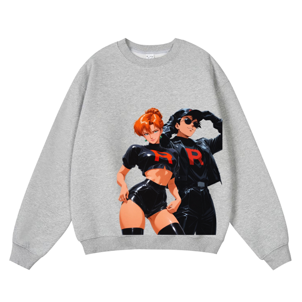 Team Rocket Vintage Cotton Blend Sweatshirt