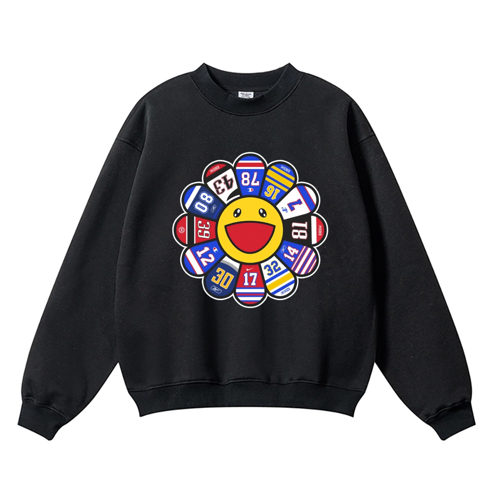 TM Sunflower Team logo Vintage Cotton Blend Sweatshirt