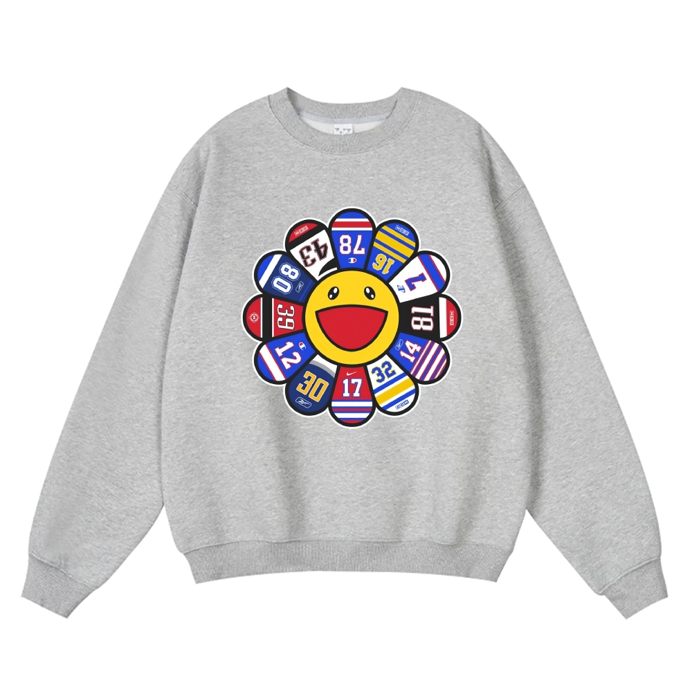 TM Sunflower Team logo Vintage Cotton Blend Sweatshirt